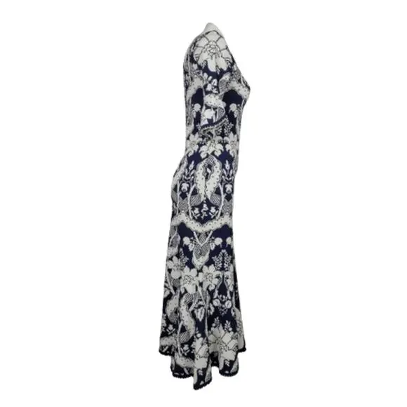 alice mccall blue floral dress Women Size 40 (4, US) Giorgio Armani Royal Blue Solid Silk Dress – VIDA  STYLE SHOP